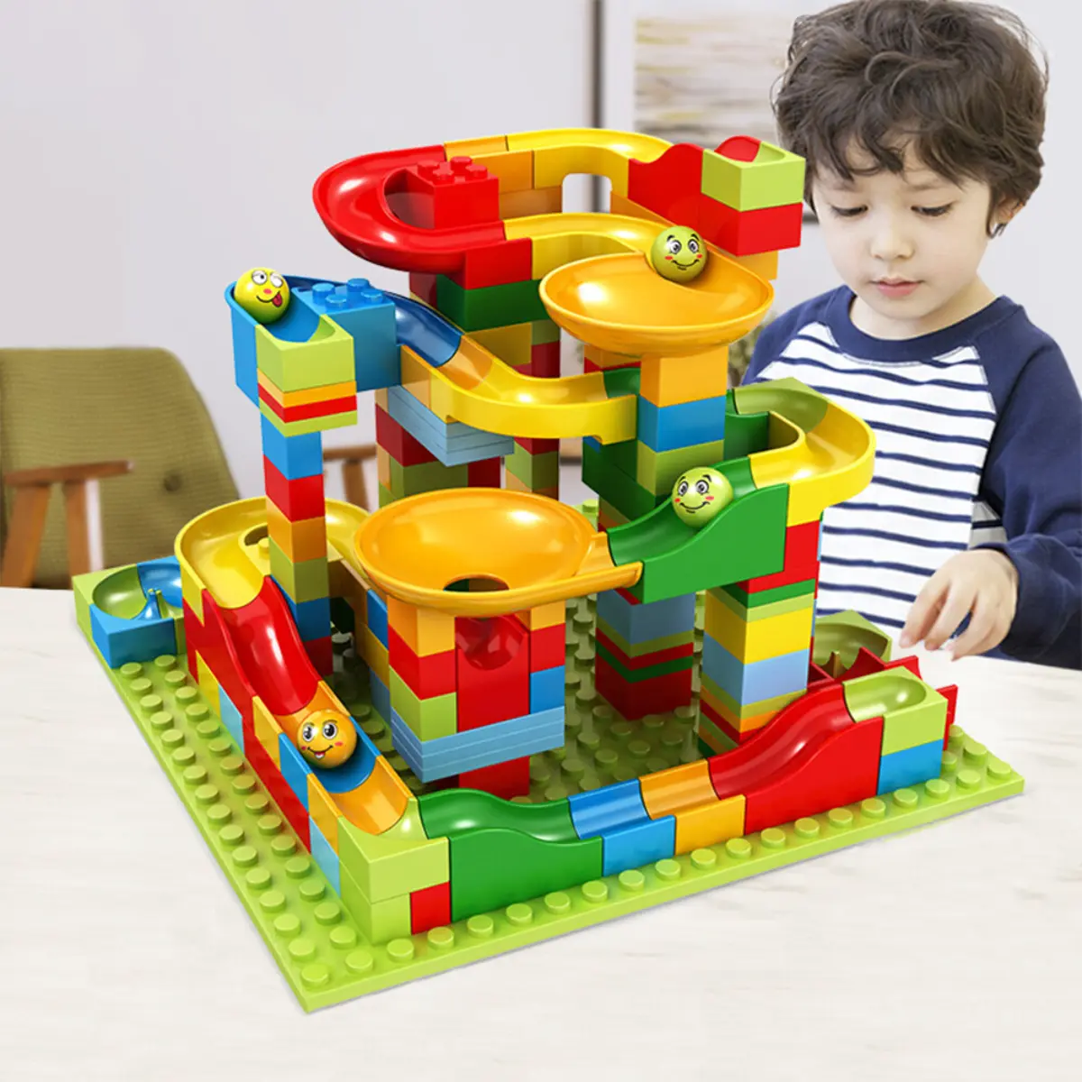 Mini Slider Puzzle Toys สำหรับเด็กโต ของเล่นบล็อกตัวต่อสำหรับเด็กเข้ากันได้กับบล็อกตัวต่ออื่นๆ ฝึกพัฒนาการของลูกคุณ
