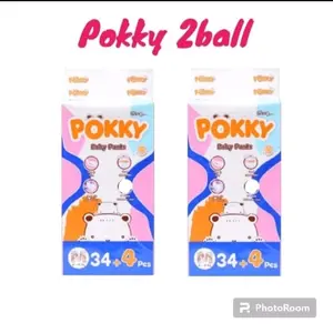 Popok Pokky Bundle 2 Bayi Cewek Cowok Diaper max co 1