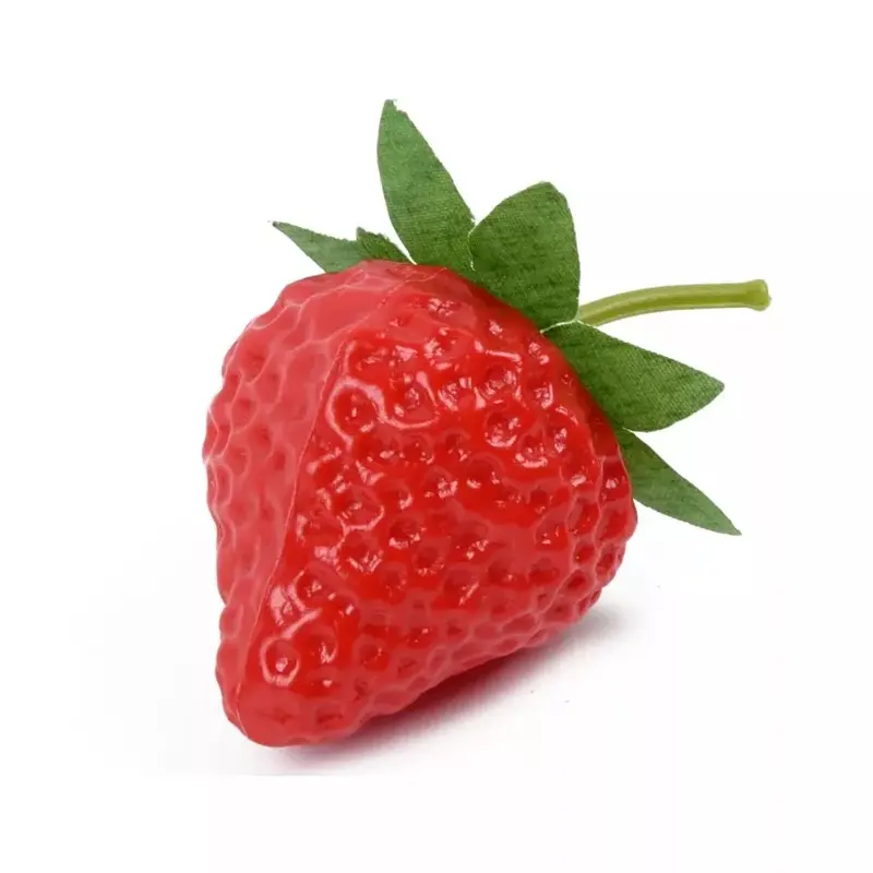 Props Properti Foto Produk Artificial Buah - Strawberry Palsu Pixmix 2