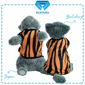 Baju Kucing Anjing Lucu Motif Harimau - Model Terbaru