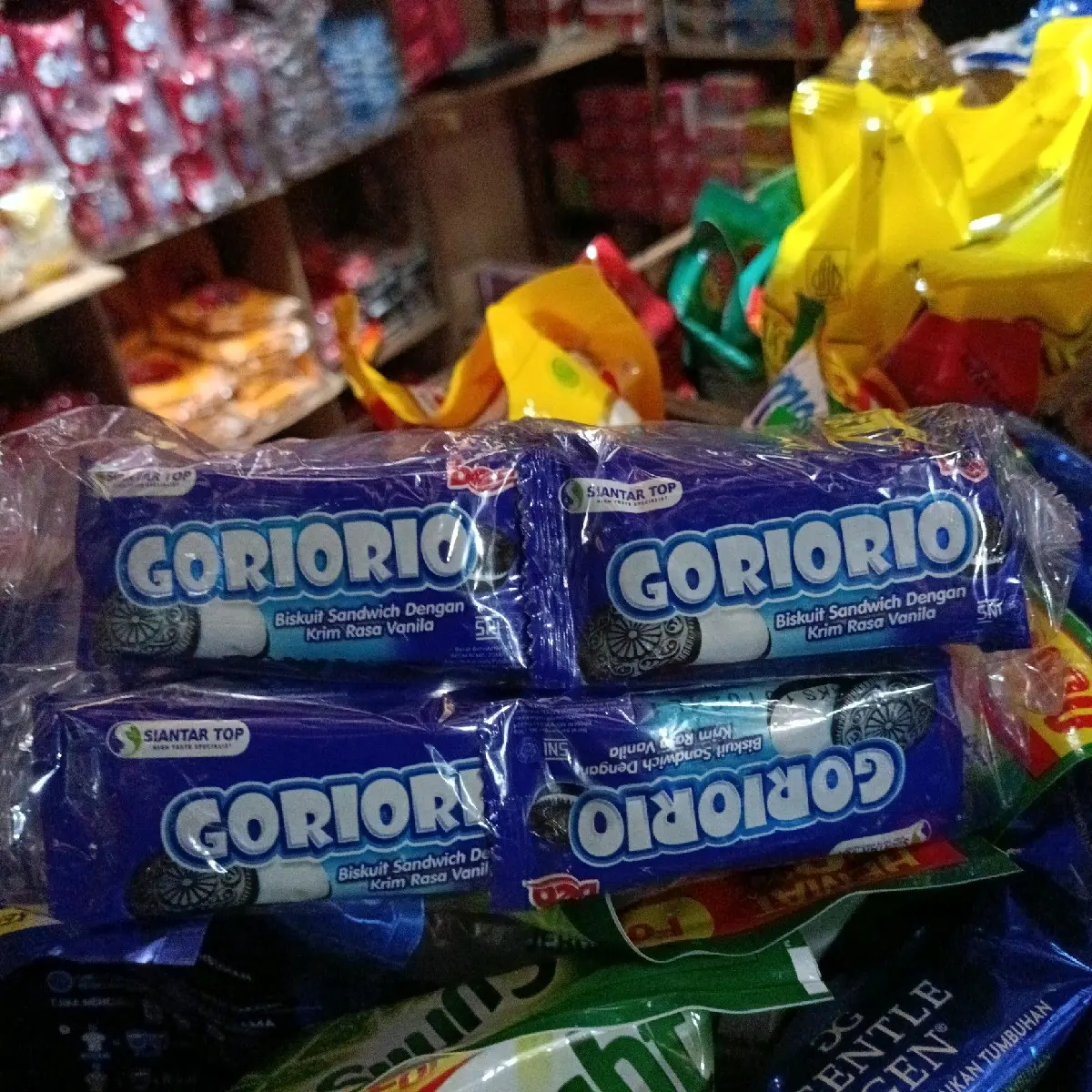 goriorio biskuit sandwich dengan krim vanila pilihan yang lebih sehat tidak kue & wafer