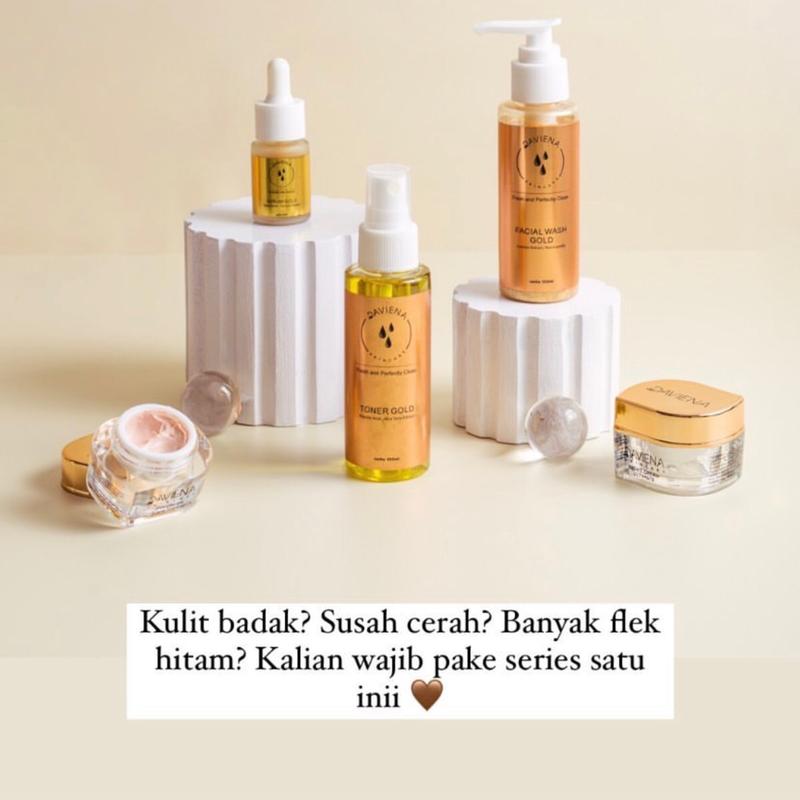 Daviena Pusat - Paket Gold Series Daviena Skincare | 5 Item 3