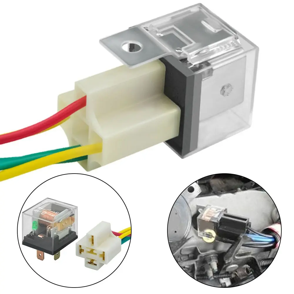 Car Motorcycle Relay Foot Relay Suitable for Turn Signal For Horn Spotlight