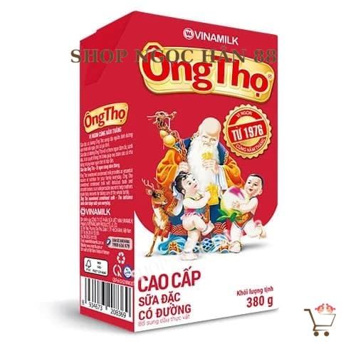 Hộp Sữa đặc có đường Hộp sữa Ông Thọ Đỏ 380g