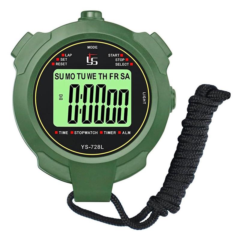 Product Introduction of Stopwatch Chronograph Timer Counter Waterproof Digital LCD With Battery Sport 21