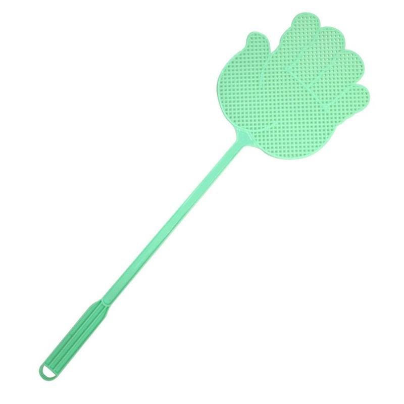 Product Introduction of 1/6 Creative Palm Fly Swatter Manual Model Plastic Fly Swatter Mosquito Swatter Lengthened Thickened Large Anti-mosquito Swatters 25