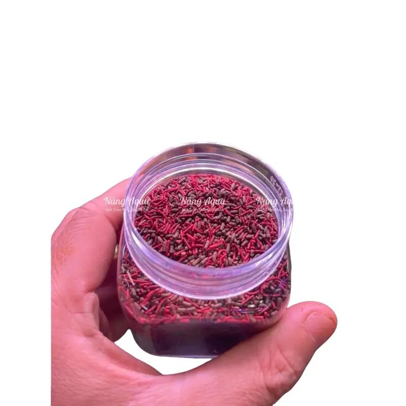 Cám Mix Hakari tổng hợp| Thức ăn cám trùng huyết đỏ kích size, kích màu, hỗ trợ tiêu hóa cho cá cảnh 0