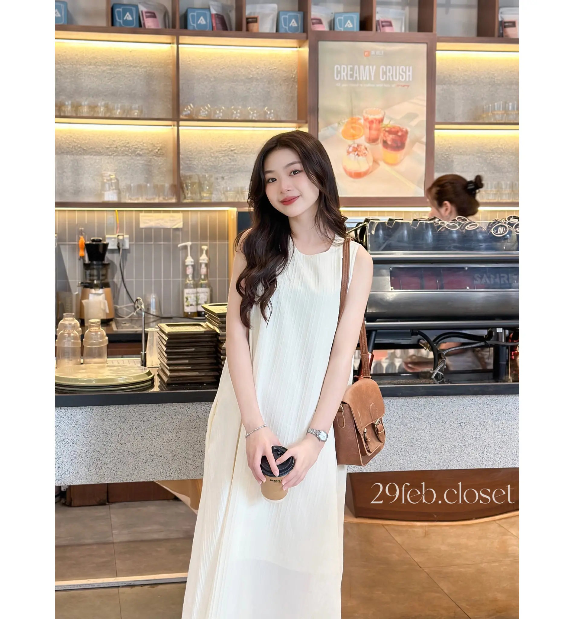 Váy ba lỗ đũi gân 2 lớp dáng xòe dài - 29feb.closet - V85 Nữ Dress Women | BigBuy360 - bigbuy360.vn Váy ba lỗ đũi gân 2 lớp dáng xòe dài - 29feb.closet - V85 Nữ Dress Women | BigBuy360 - bigbuy360.vn