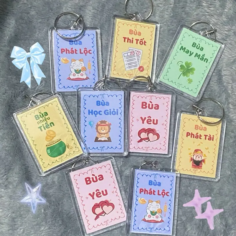 Móc khoá lời nhắn, làm quà tặng - tieminmaq