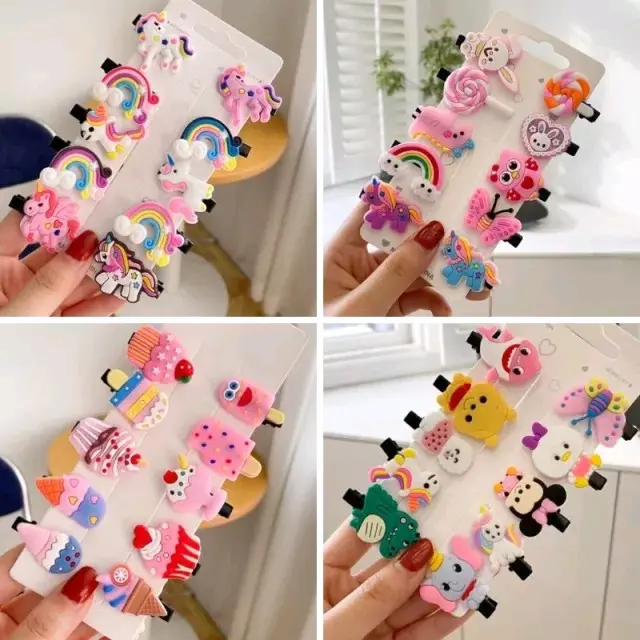 jepit rambut Korea 10 pcs jepitan karakter lucu