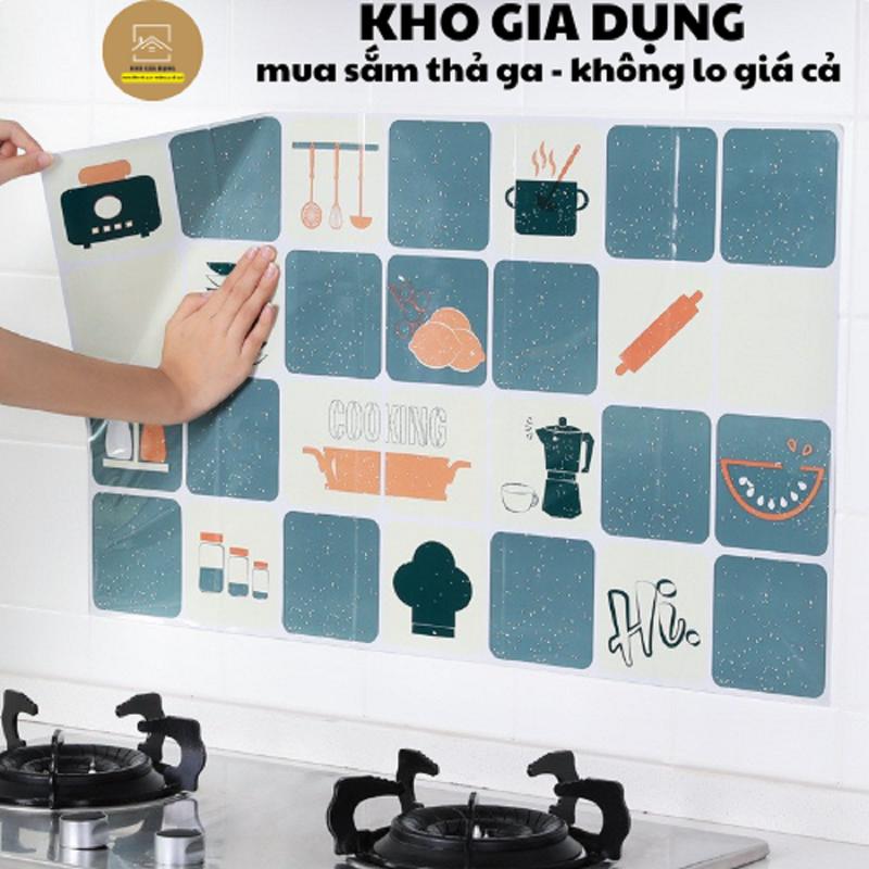 Giấy Dán Tường Decor Phòng Nhà Bếp Miếng Dán Bếp Decal Chống Bắn Dầu Mỡ Chịu Nhiệt Cao Giúp Trang Trí Bếp Thêm Hiện Đại 2459
