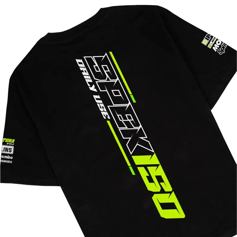 Beseldi - Kaos Baju Distro Racing Spek 150 150cc cc Daily Use Spek Harian Tshirt Racing Balap Otomotif Bengkel Motor Mobil Pakaian Unisex Atasan Pria Wanita Termurah Katun Combed 24s Sablon Digital Nyaman Standar Tangan 1