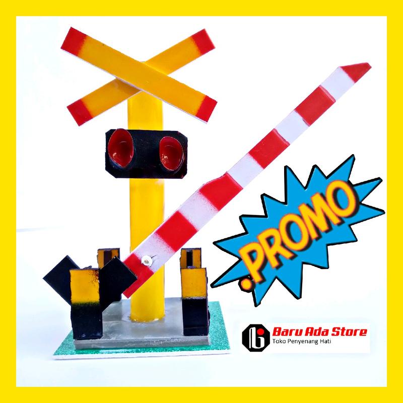 Mainan Palang Pintu Kereta Api Set Hadiah 0