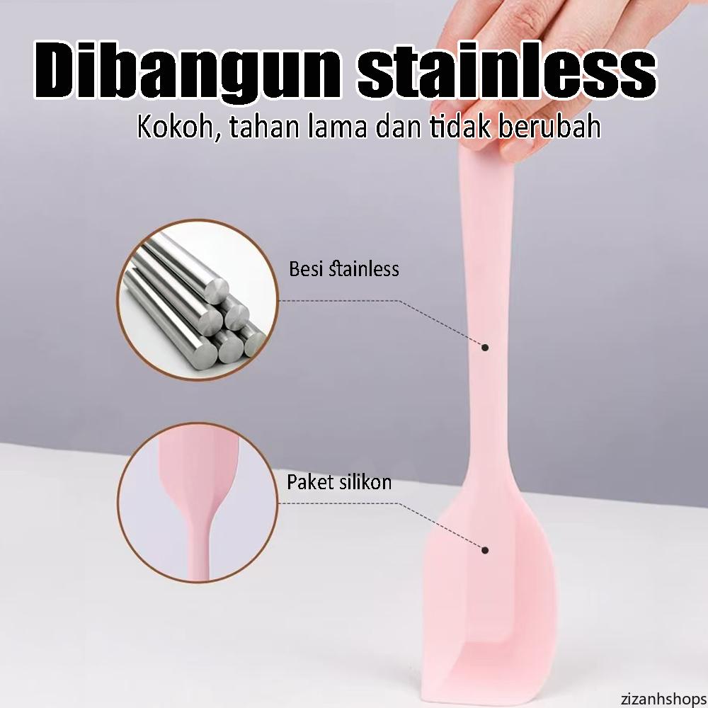 Set Peralatan Dapur Silikon 6pcs: Pengikis, Kuas Minyak Terpasang, Spatula Krim Kue, Alat Memanggang, Anti Panas, Kualitas Makanan, Dapat Dihancurkan dengan Mudah DFY