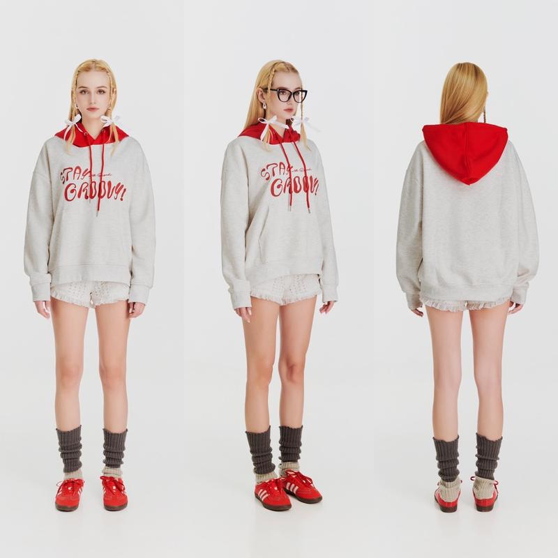 Áo hoodie nỉ bông thêu dập nổi REGODS form rộng unisex nam nữ nỉ lót bông 370gsm - Hoodie Groovy ( đã giặt bền màu )