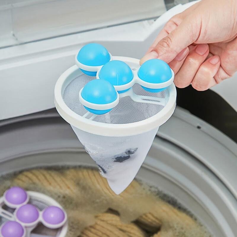 Túi lọc máy giặt, để loại bỏ lông, hút và làm sạch, bộ sưu tập lông tơ, túi giặt 1
