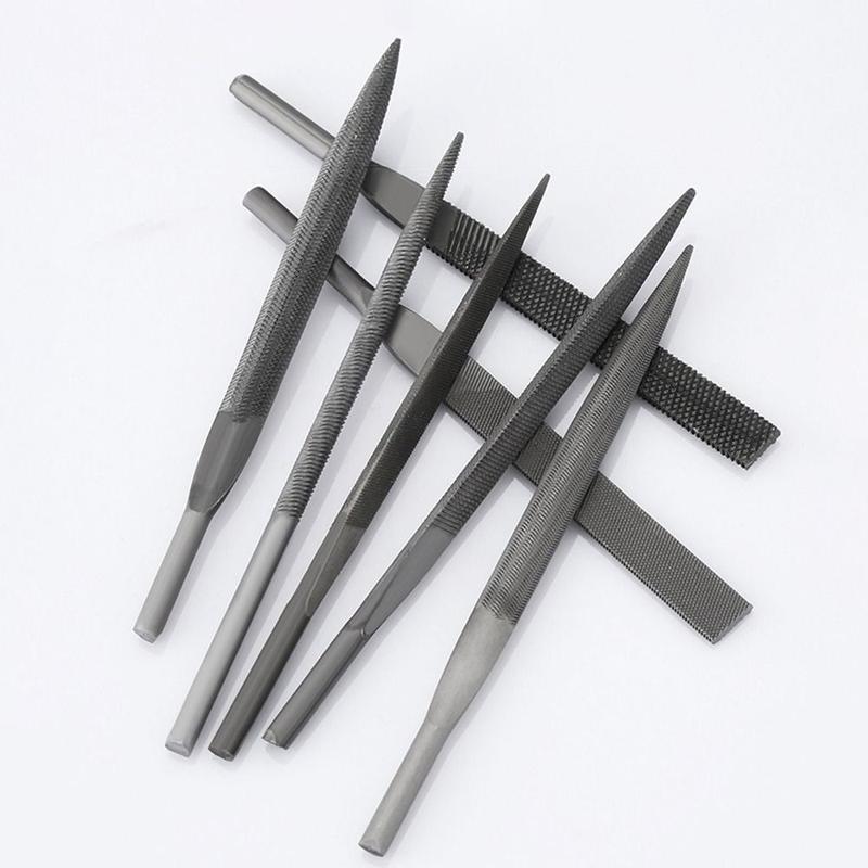Product Introduction of 4Pcs High-quality Coarse Teeth Pneumatic File Flat/Semicircle/Triangle/Circle Sharpening Coarse Teeth Files Hand Tool Polishing Pneumatic Rasp 16