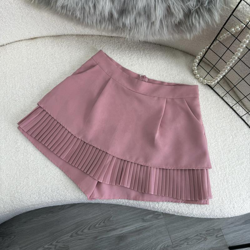 Product Introduction of Chân váy A bigsize nữ 2 tầng kèm dập ly nhỏ chất cotton mềm mịn - CV2T 24