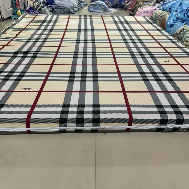 Bọc Nệm Khoá kéo 2 mặt chất liệu thun hàn quốc 3D giặt tay giặt máy thoải mái(.không kèm áo gối.)