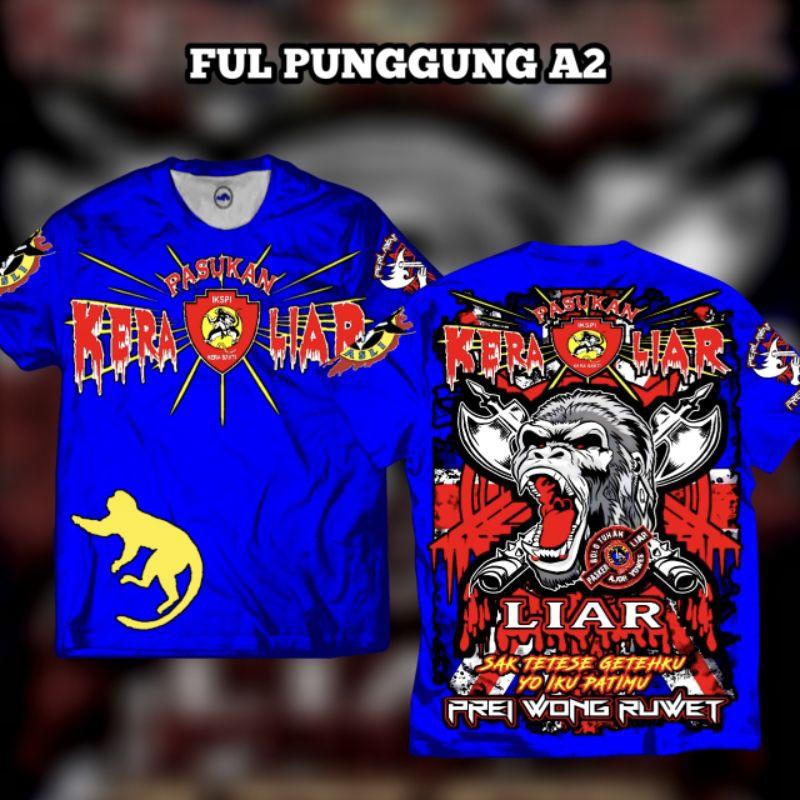kaos pasker liar original ikspi kera sakti kaos distro disain terbaru pasker liar IKSPI Kera Sakti Ful punggung A2 3
