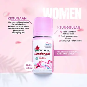 MBK Deodorant Roll On Pink - Pink