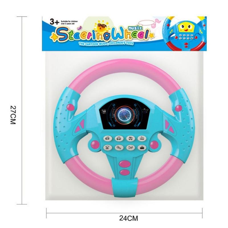 Vô lăng đồ chơi cho bé, có nhạc xoay 360 độ, tặng kèm pin.Đồ chơi tay lái,360 độ xoay âm nhạc,Trẻ em tay lái đồ chơi xe mô phỏng lái xe với âm nhạc gimbal xoay tay lái Toys Voi 1