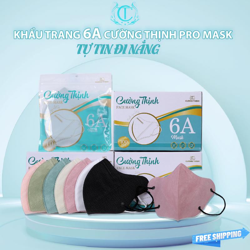 Product Introduction of [ 6A-CHE NẮNG ] Thùng 200 Chiếc Khẩu Trang 6A Cường Thịnh Pro Mask, 4 Lớp,Che Phủ Tốt, Chống Tia UV, Tự Tin Đi Nắng 19