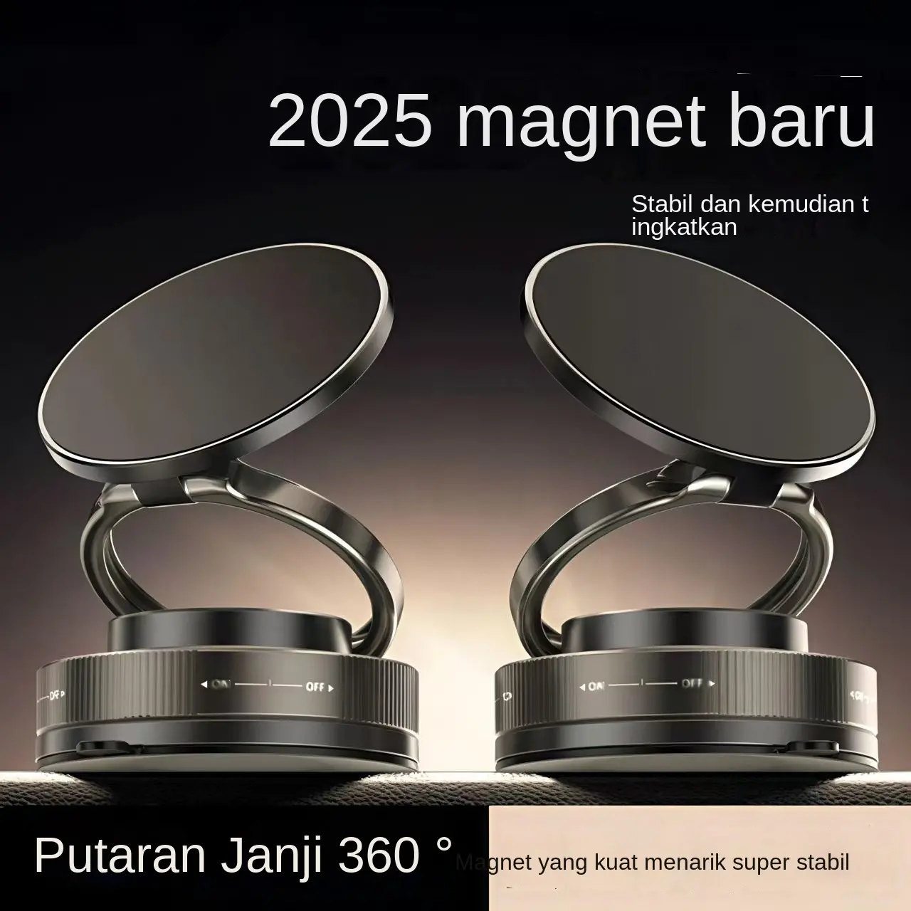 Vacuum Suction Magnetic Car Mount Phone Holder Multi-Functional 2025 New Suction Cup Car Navigation Dedicated Detachable