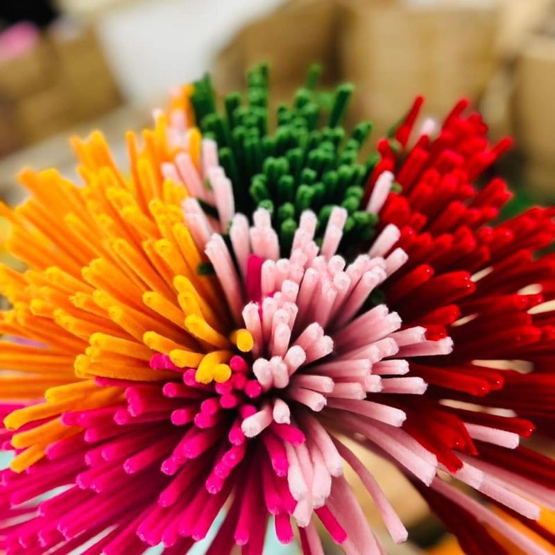 Kẽm Nhung Xù LOẠI 1 (1 bó ~ 100 sợi) Decor Decor Phòng