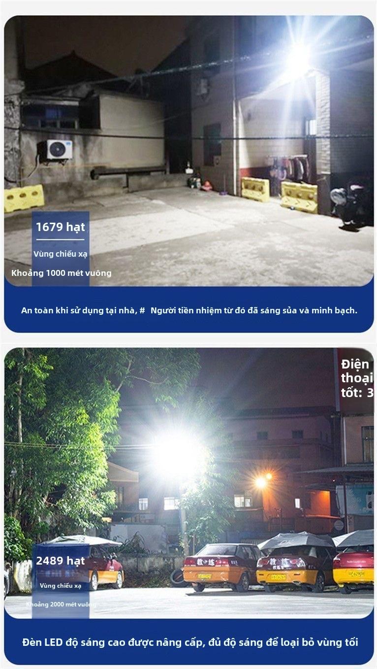 Product Introduction of Đèn sân năng lượng mặt trời 1500W Không cần hóa đơn điện Đèn đường năng lượng mặt trời chống nước ngoài trời solar  light  chính  hãng đèn  năng  lượng  5000w  chính  hãng đèn  năng  lượng  20000w đèn  năng  lượng  1500w  chính  hãng  cay luong nang den 5