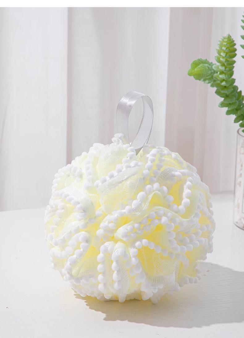 Product Introduction of [1300+ People Ordered Within a Week] Bath Ball Large Bath Flower Ball Soft Non-Flaking Bath Towel Shower Durable Back Scrubber Foaming Bath Bath Sponge Scrub Towel 15