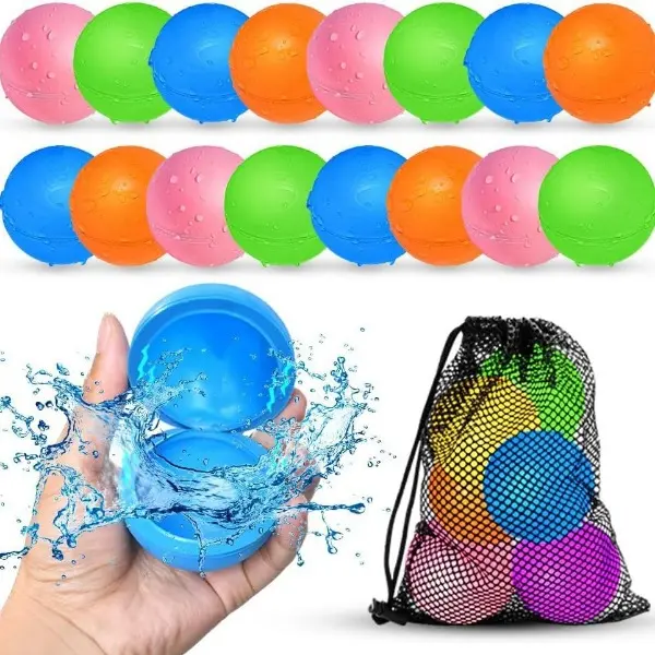 Repeatable Silicone Magnetic Water Ball Silicone Water Ball Toy Decompression Silicone Buckle Water Ball Toy