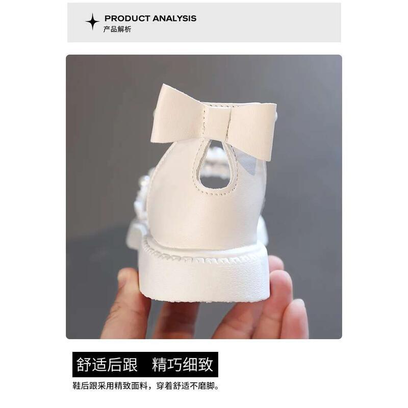 Product Introduction of Dép Mùa Hè Cho Bé Gái, Thời Trang, Đính Cườm Ngọc Trai, Đế Mềm, Hở Ngón, Giày Thường Ngày Cho Trẻ Em, Thích Hợp Cho Bãi Biển Và Tiệc Tùng, Có Thắt Nơ, Hàng Mới Về 4