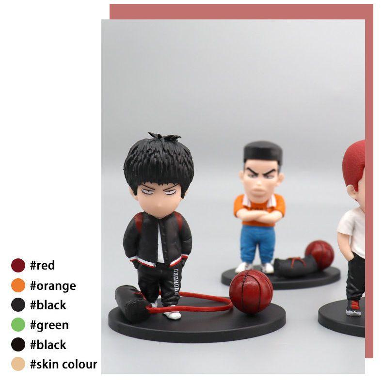 Product Introduction of Slam Dunk Hand-Made Cherry Blossom Road Liuchuan Maple Q Version Set Model Cake Car Decoration Doll Gift for Men 3