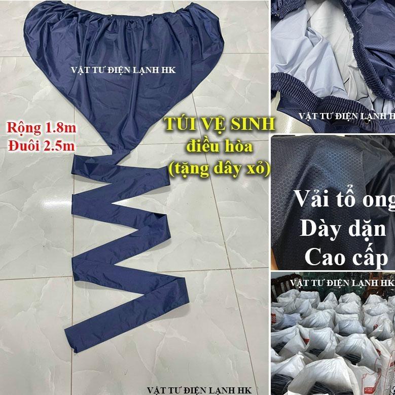 Túi vệ sinh hứng nước máy lạnh, điều hoà (tặng dây luồn) áo trùm bạt bảo dưỡng điều hòa [{Xịn},{Bền},{Tốt},{Cao cấp}]