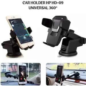 HD-09 HOLDER DASHBOARD MOBIL ORIGINAL HOLDER 360 DEGREE ROTATION CAR HOLDER