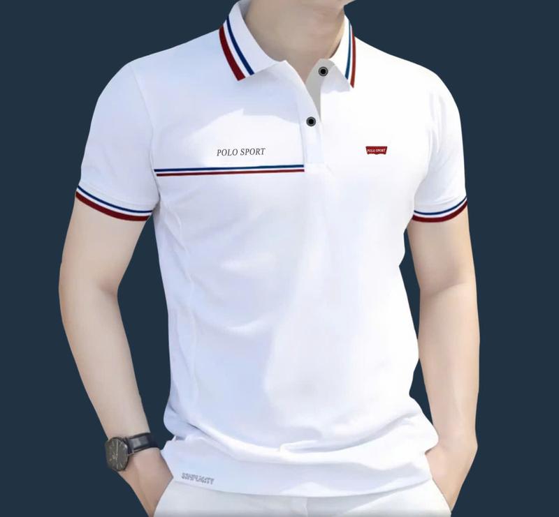 Áo thun POLO thiết kế vải cotton cá sấu  ngắn tay sang trọng và lịch lãm.