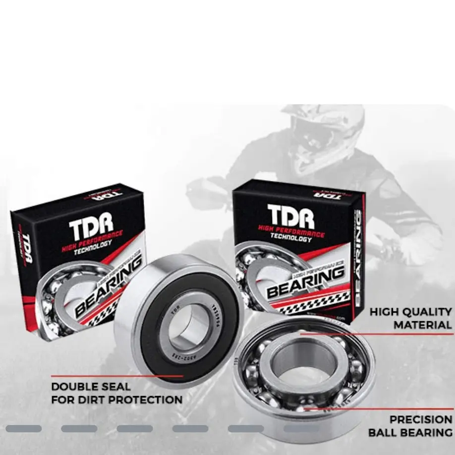 LAHER BEARING RODA 2RS TDR UNIVERSAL 6300 6301 6201 6202 6302 6203 6004 TDR Wheel Bearing 2RS