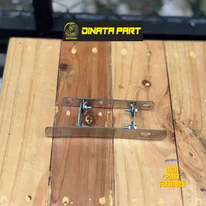 Pangkon Plat Nomor Fleksibel – Chrome Plat Tebal | PNP CB, GL, MegaPro, Tiger