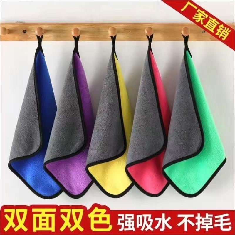 Khăn Vuông Giẻ Lau Nhà Bếp, Khăn Lau Gia Đình, Khăn Vuông Nhỏ Dùng Cho Văn Phòng, Khăn Câu Cá, Vải Khăn Lau Xe Hơi 1