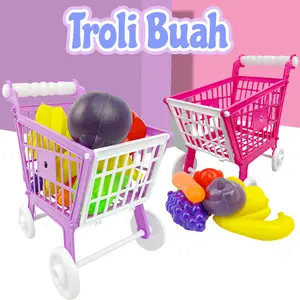 (BISA COD)  Mainan Trolley buah Kanton / Mainan troli belanja / mainan edukasi anak / mainan anak perempuan ( SKW.B552 ) JSP