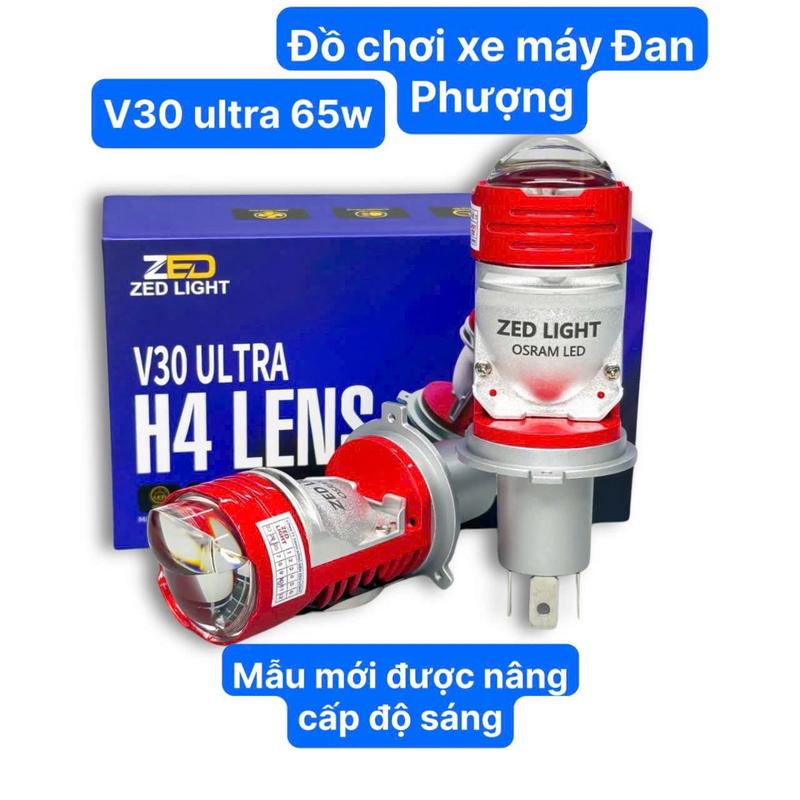￼Đèn Pha Bi Cầu   Dòng Điện -24V DC 65W Trợ Pha Laser Chân H4 - Led  Pha phasieusang den v30 đèn ultra Đèn Pha fu bi  cầu bi  cầu mẫu mới bicausieusang