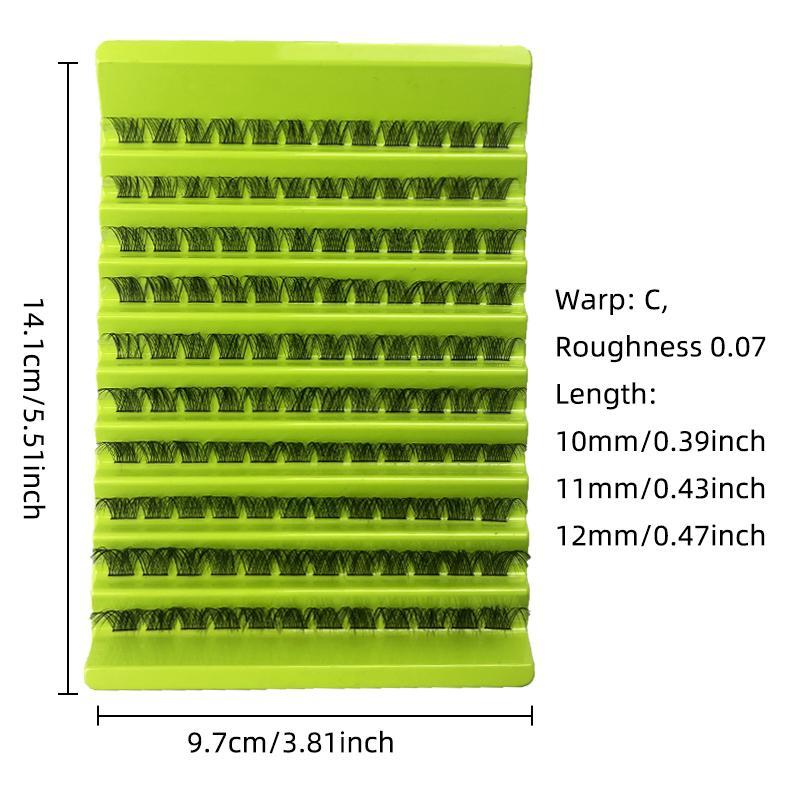 Product Introduction of Curl Wispy Individual False Eyelash, 1 Box Natural Look Eyelash Extensions, Self Grafting Curl Eyelash, Eye Makeup Enhancement False Eyelash, Cosmetic 1