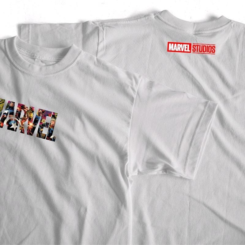 KAOS MARVEL PREMIUM COTTON COMBED PREMIUM PRIA WANITA LENGAN PENDEK BAJU PRIA WANITA 2