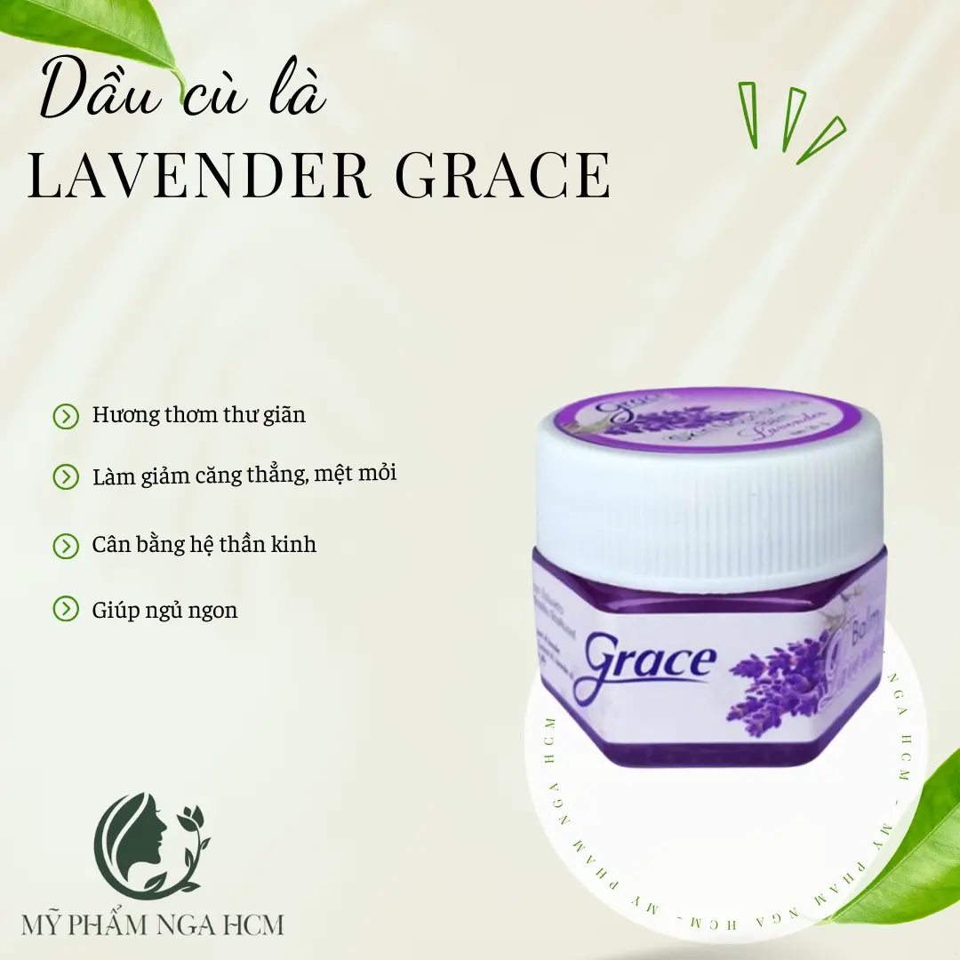 Dầu cù là Lavender GRACE Thái Lan