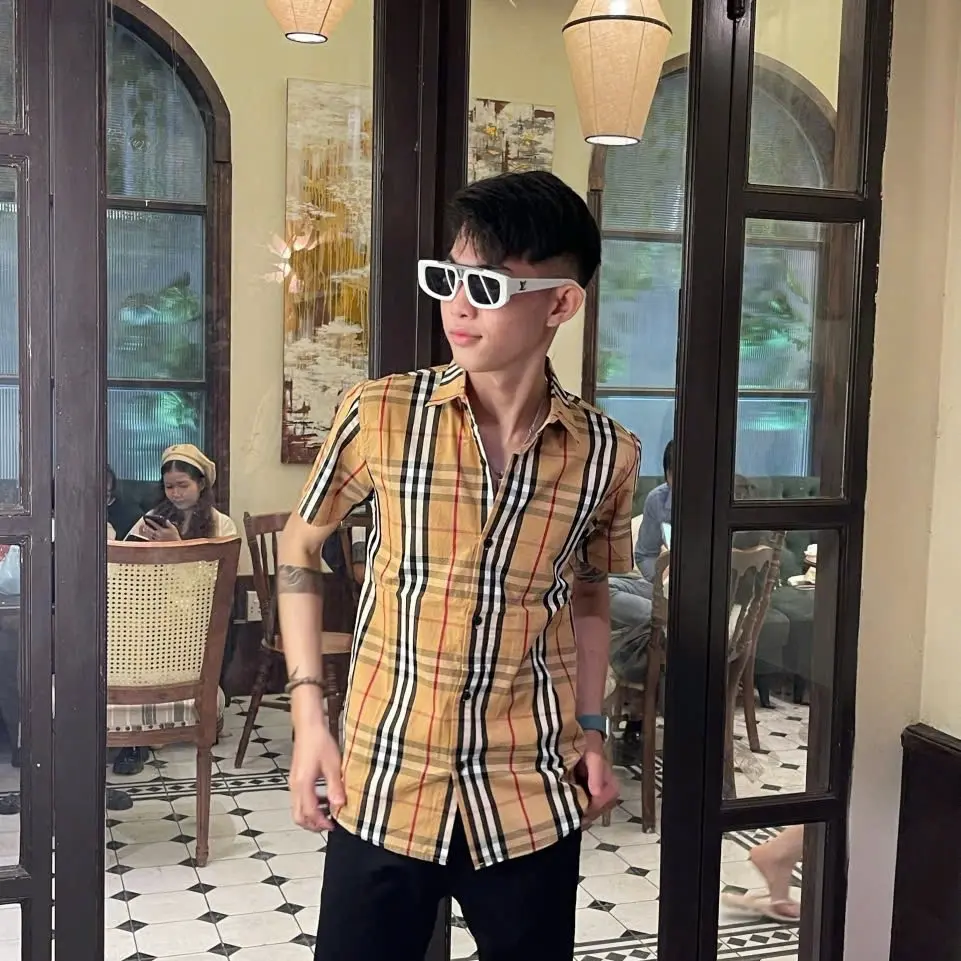 (MS20)Sơmi caro bigsize 40-120 Kg , Form Slim Fit , chất vải cotton , dễ phối màu có cổ