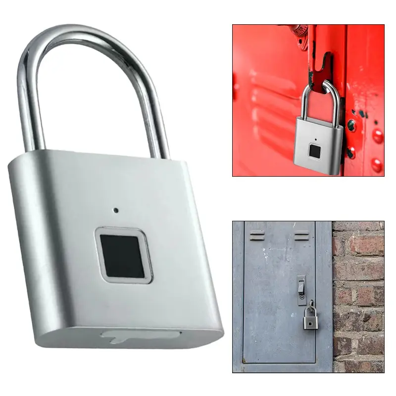 Smart fingerprint padlock for secure and convenient keyless access -