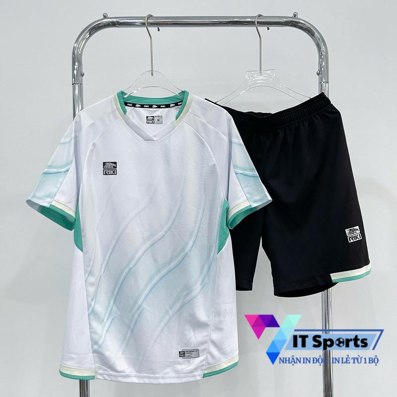 Bộ Quần Áo Bóng Đá Riki Gunn trắng ngọc 2025 Sport Top