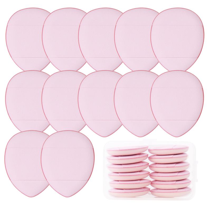 Product Introduction of Finger Puff Thumb Cushion Concealer Fingertip Small Slippers Finger Pad Setting Powder 12 Pieces Mini Makeup Puff Box Set 1
