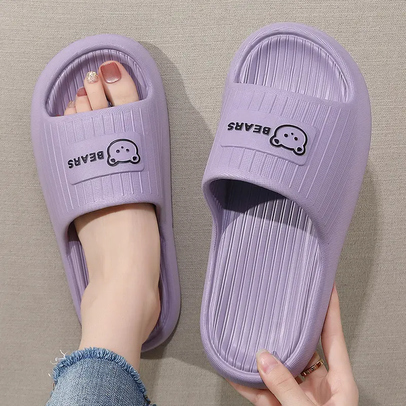 Trong Vòng 24 Giờ Vận Chuyển Dép Nữ Mùa Hè Đi Ngoài Trời Trong Nhà Tắm Nhà Tắm Chống Trượt Gia Đình Đi Dép Nam
